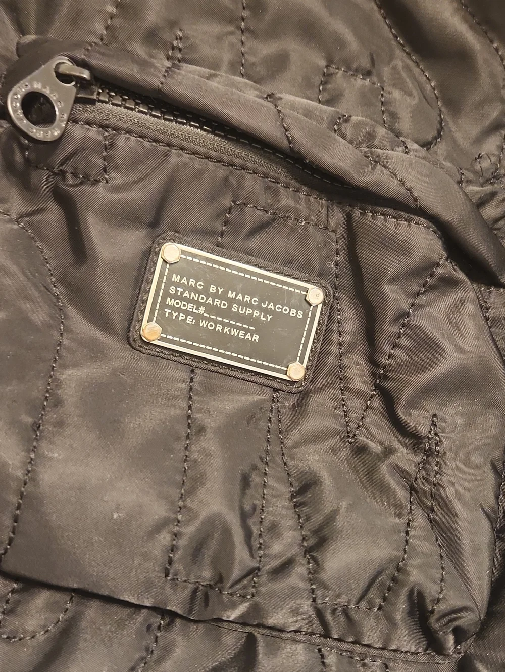 Marc by Marc Jacobs Black Quilted Backpack